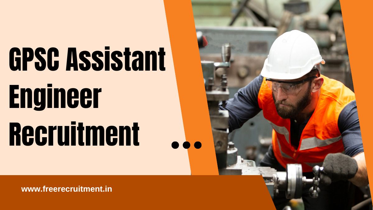 GPSC Assistant Engineer Recruitment