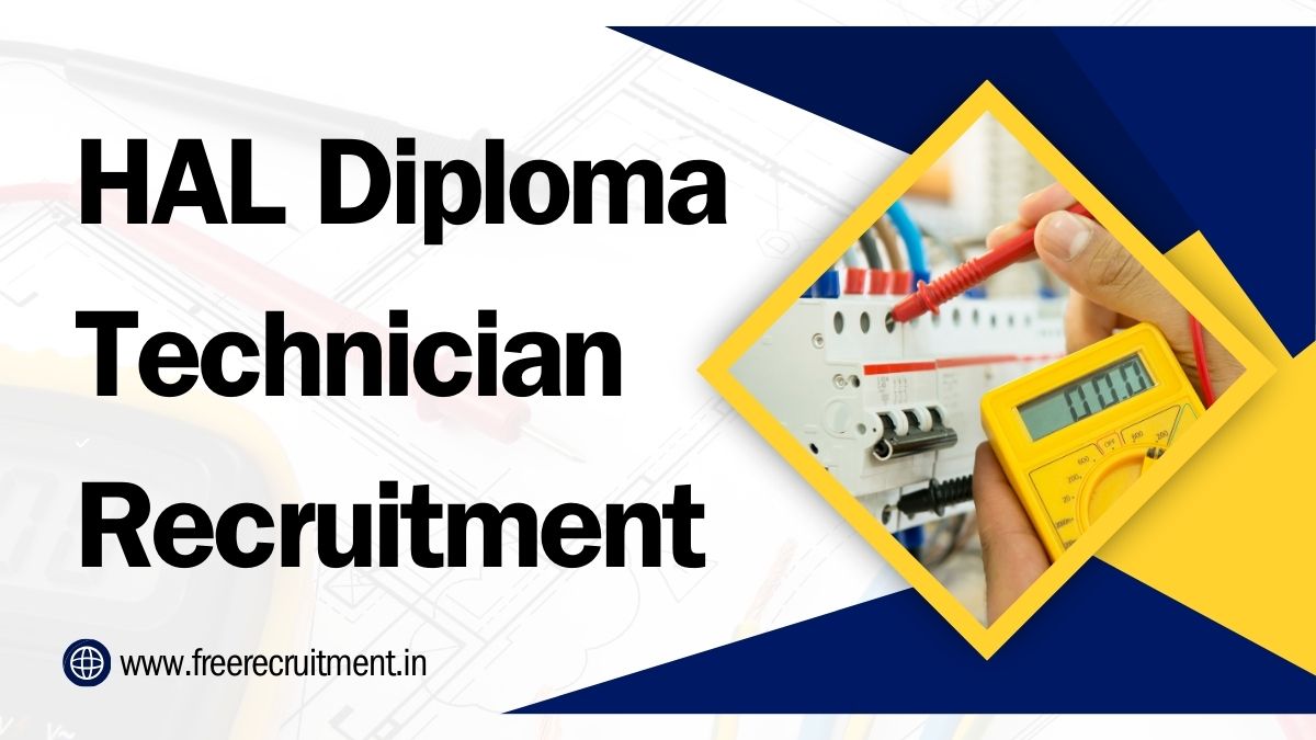 HAL Diploma Technician Recruitment