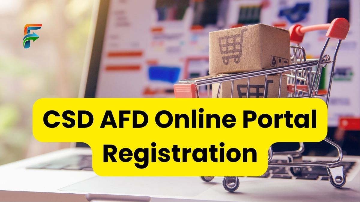 CSD AFD Online Portal Registration