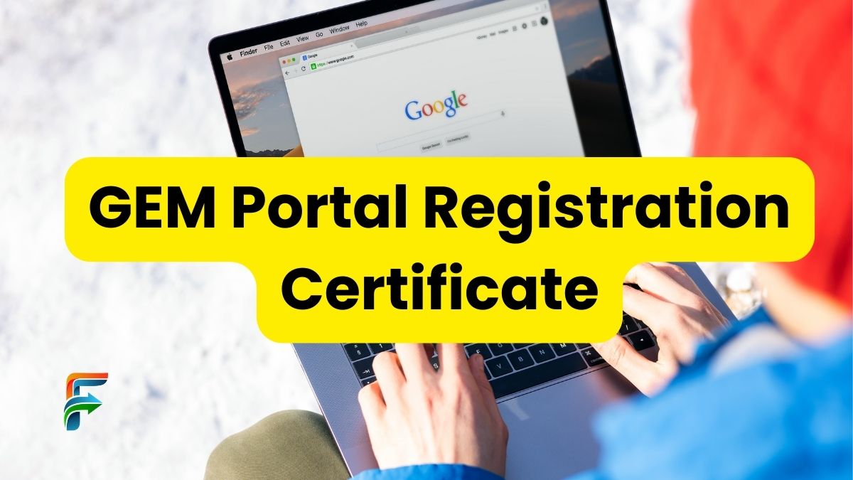 GEM Portal Registration Certificate