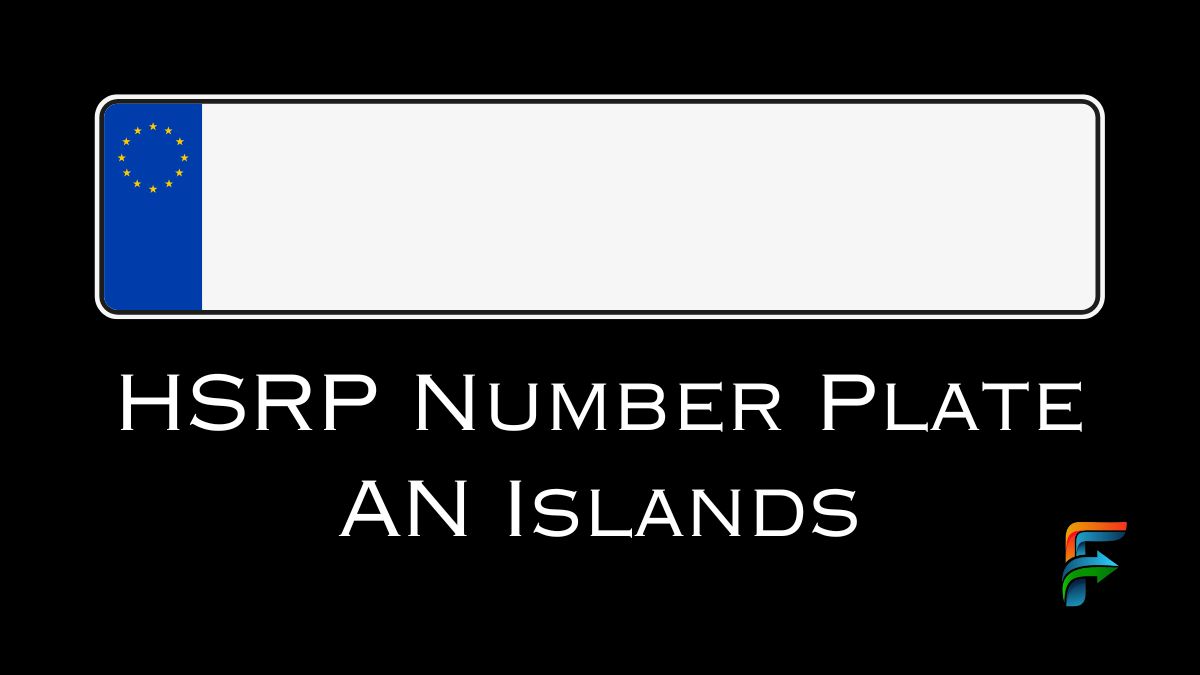 HSRP Number Plate AN Islands List