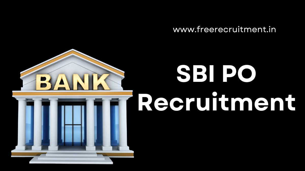 SBI PO Recruitment