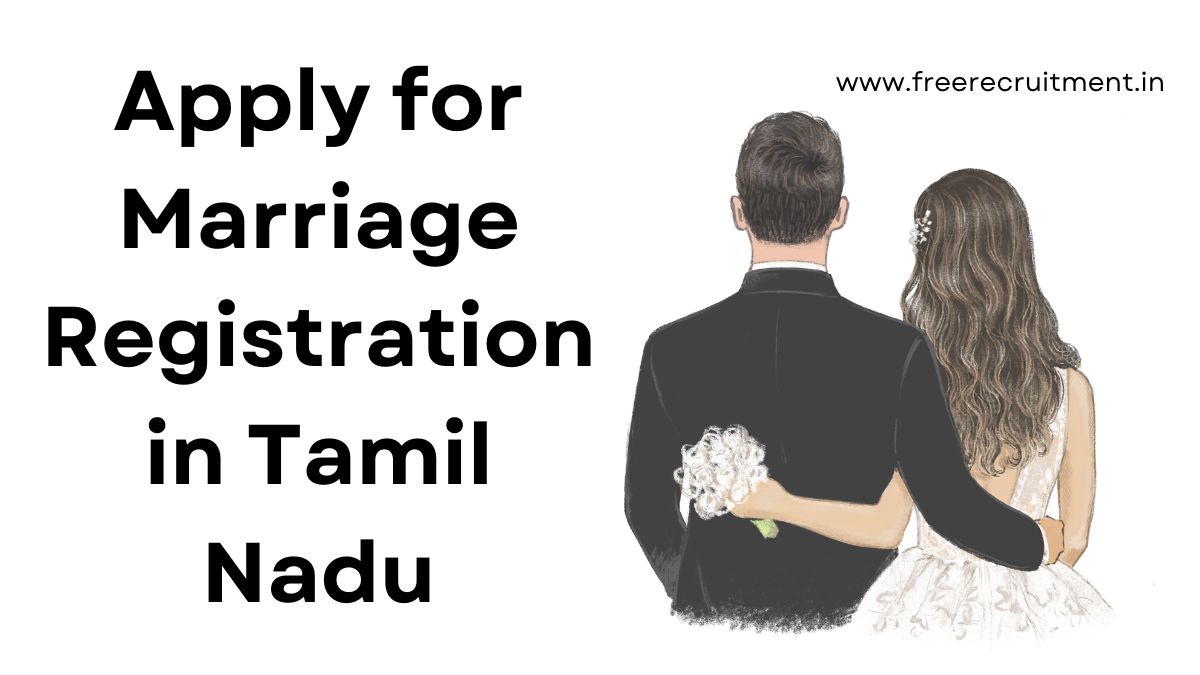 Tamil Nadu Marriage Portal Registration