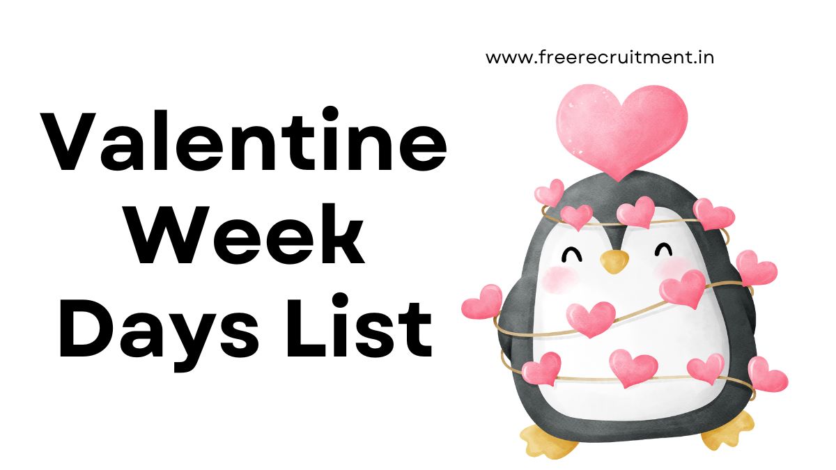 Valentine Week Days List